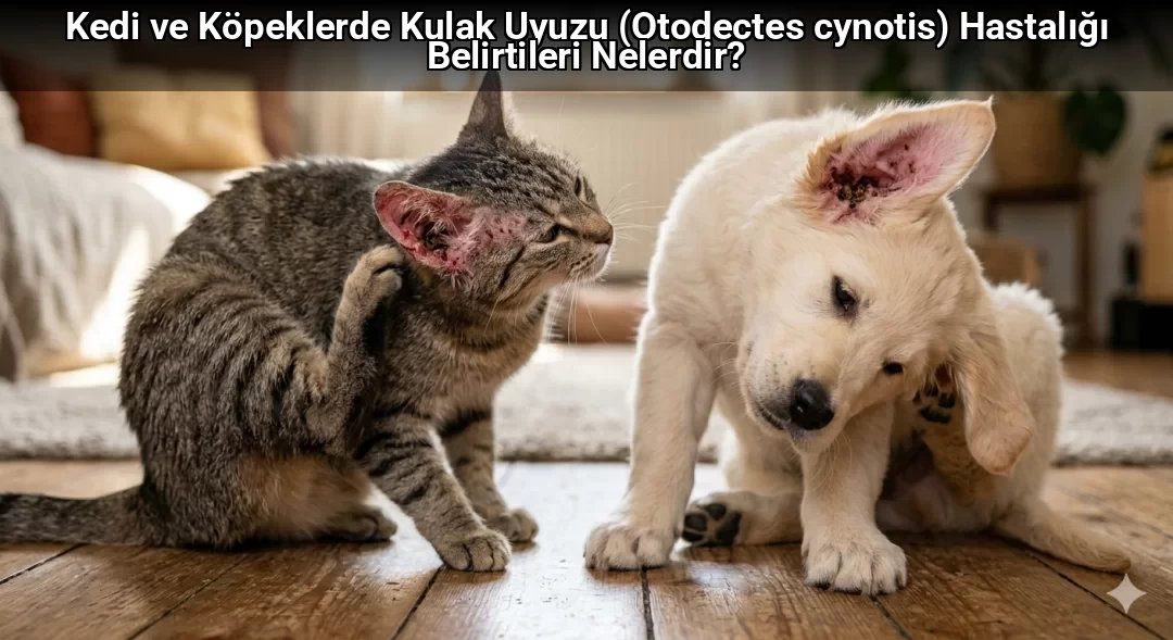 Kedi ve Köpeklerde Kulak Uyuzu (Otodectes cynotis) Hastalığı Belirtileri Nelerdir?