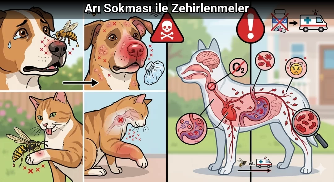 Arı Sokması ile Zehirlenmeler
