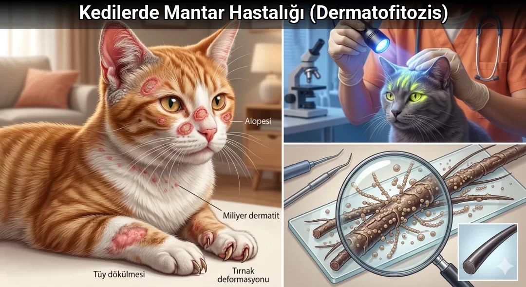 Kedilerde Mantar Hastalığı (Dermatofitozis)